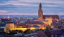 Panoramic view of St. Elisabeth Church