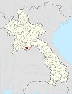 Location of Xaythany district