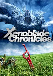 Cover art, featuring the mythical Monado sword and Mechonis titan.