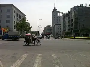 Xiqing Road within Yangliuqing, 2011