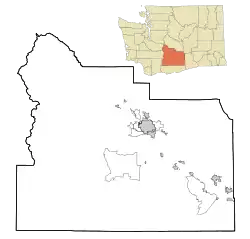 Sawyer, Washington is located in Yakima County