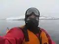 Kayaker near the Yalour Islands