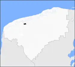 Municipal location in Yucatán