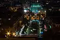 Nighttime view of Yerevan from the Cascade