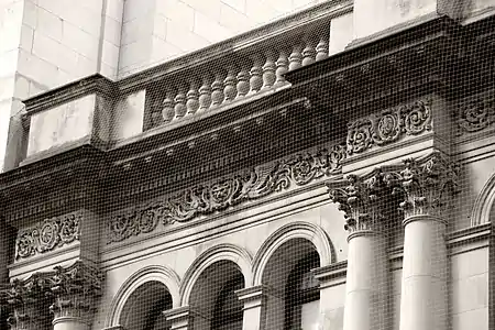 Frieze under cornice, 1892