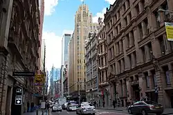 73 York Street, Sydney (right hand side). Completed 1890s