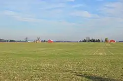 Fields along Young Road, east of Union City