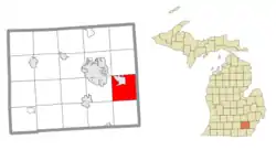 Location within Washtenaw County