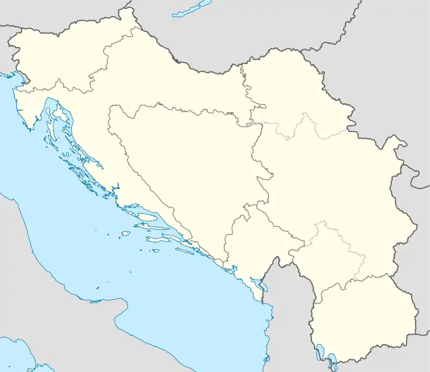 2018–19 Junior ABA League is located in Yugoslavia