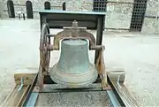 Prison bell cast in 1875.