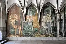 Fresco by Paul Bodmer in Fraumünster's former cloister