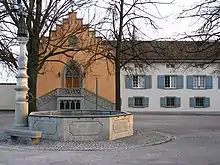 Masonic temple of Lindenhof hill, central Zürich.