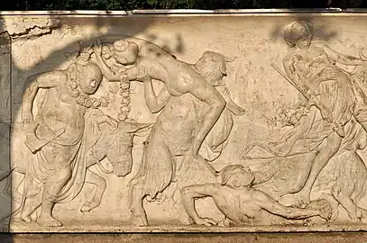 A. Meyer, frieze in Seefeld (Zürich), 1900