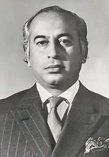 Zulfikar Ali Bhutto, BA 1950, 4th President of Pakistan, 9th Prime Minister of Pakistan