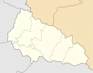 Bila Tserkva is located in Zakarpattia Oblast