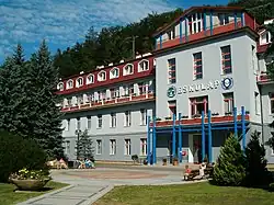 Mineral water tap room in Rymanów Zdrój