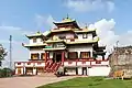 The Zang Dhok Palri Phodang monastery atop Durpin Hill.