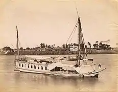 Nile boat (Dahabeah)