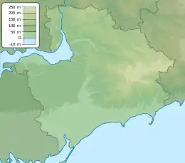 OZH is located in Zaporizhzhia Oblast