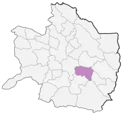 Location of Zaveh County in Razavi Khorasan province