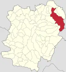 Location in Caraș-Severin County