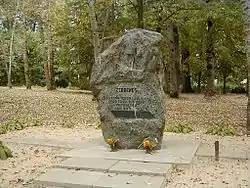 Memorial for the victims of the Red Terror in Zebrene