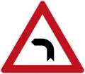 Sign 103-10Curve (left)