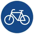 Sign 237Bicycle path