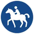 Sign 238Equestrian path