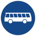 Sign 245Bus lane