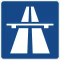 Sign 330.1Autobahn Start