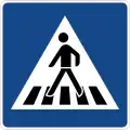 Sign 350-10Pedestrian crossing