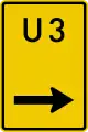 Diversion (turn right)