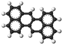 Ball-and-stick model of zethrene