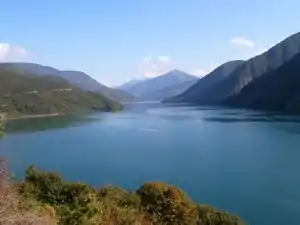 Zhinvali reservoir