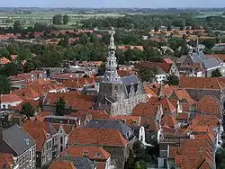 View over Zierikzee