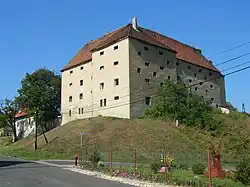 Old castle rebuilt to granary