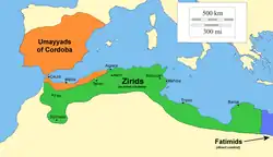 Image 15Maximum extent of the Zirid Kingdom (from History of Algeria)