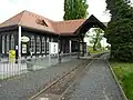 Entrance to the narrow gauge station in 2011.