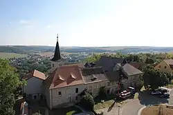 View of the castle from the water tower