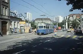 The street front of the original terminal station in 1986