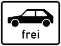 Personenkraftwagen (Pkw)Cars permitted