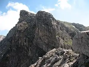 From the crossing to the First Schafalpenkopf