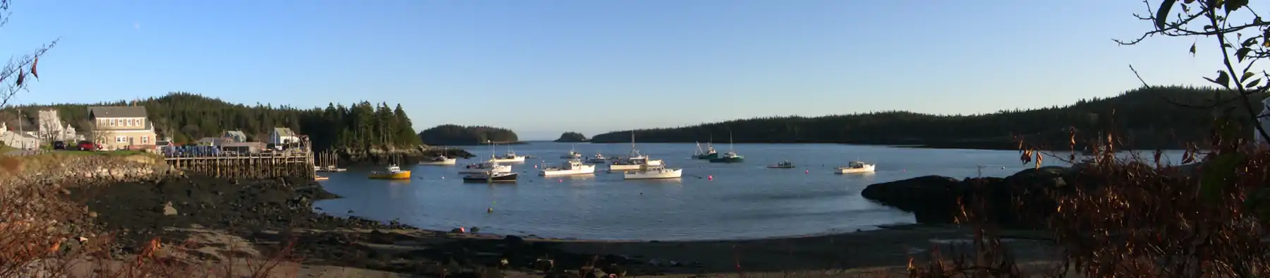 Panorama of Cutler Harbor in November