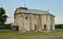 Ruins of Saint Parascheva Church in Ivănești