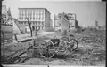 The Mills House, surrounded by the ruins of Charleston, 1865