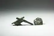 Warring States or Han dynasty crossbow trigger and buttplate