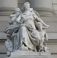 Sculpture of America by Daniel Chester French