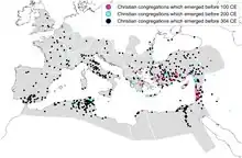 this is an actual map showing how congregations did form and it looks like the graphic representation of the modular network