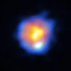 R Leporis as imaged by ALMA